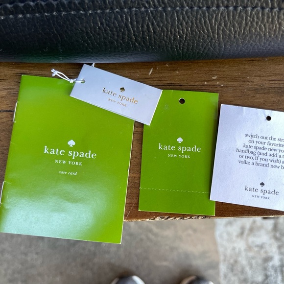 Kate Spade ♠️ Black Leather Handbag and matching wallet - Picture 5 of 14